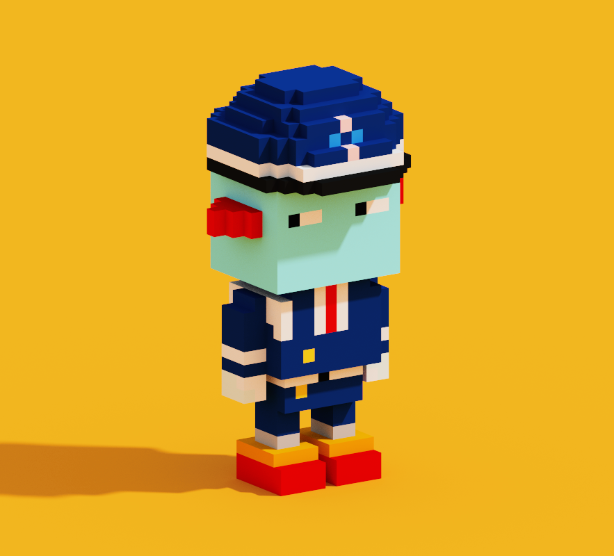 2023-11-23「警備ロボvoxel」